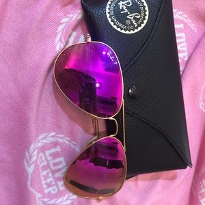 Pink ray bans